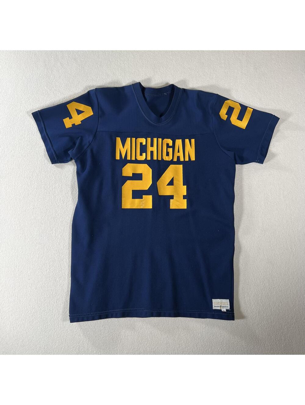 Vintage 1970s Michigan Medalist Industries USA Made Jersey